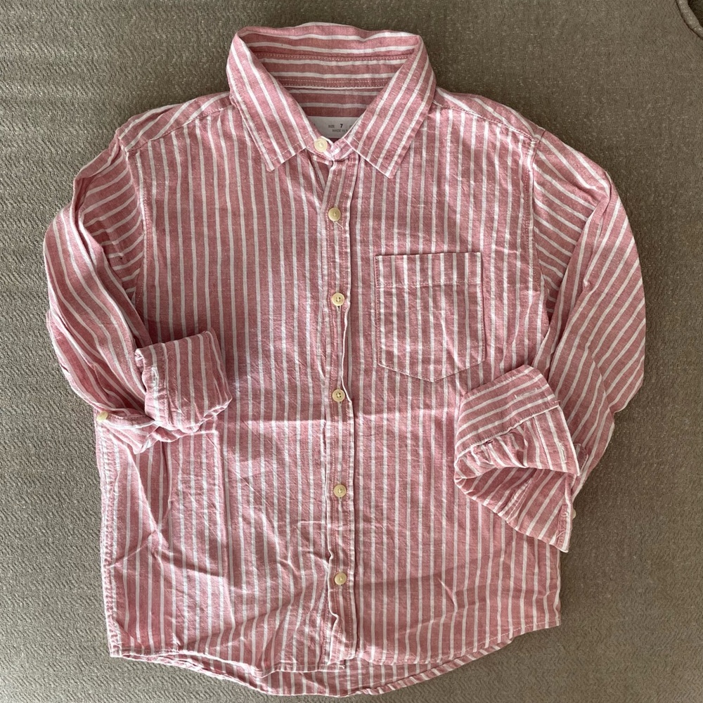 ZARA BOYS STRIPED DRESS SHIRT